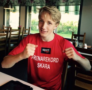 Markus Berner - med banerekord i Skara.